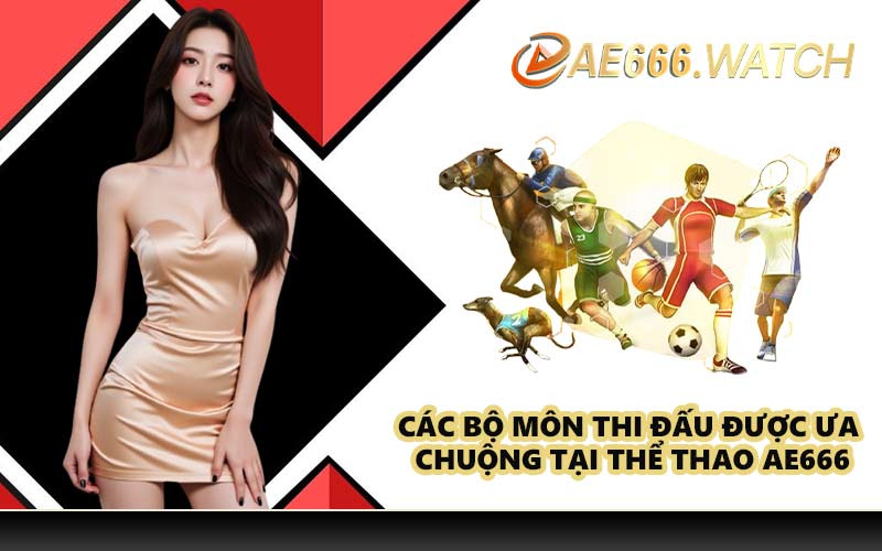 Các bộ môn thi đấu được ưa chuộng tại Thể thao AE666